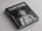 Caryatis book by George Tatakis working cover render on a gray surface