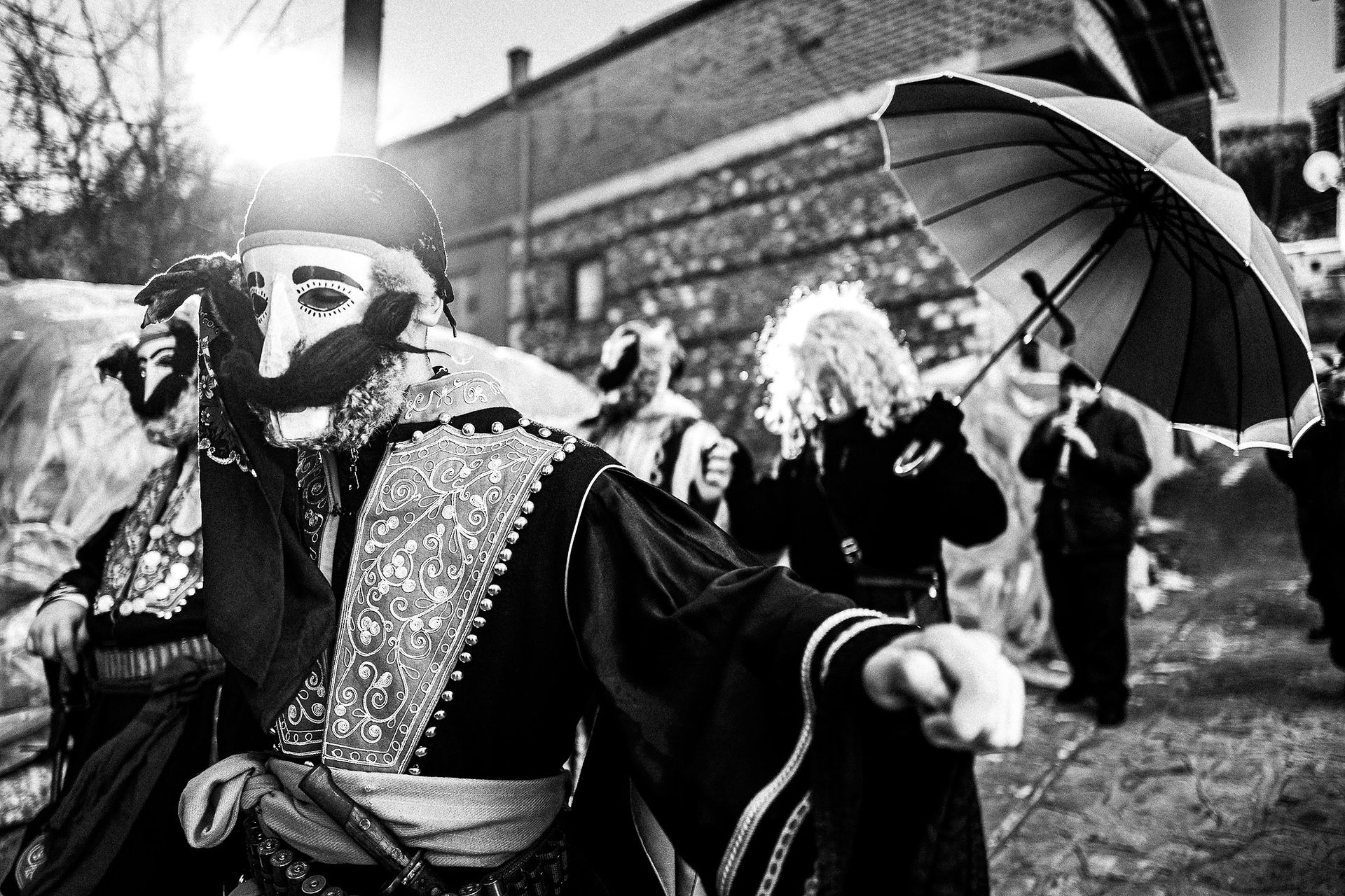Around the village, Pagan Christmas customs of Northern Greece, by photographer George Tatakis