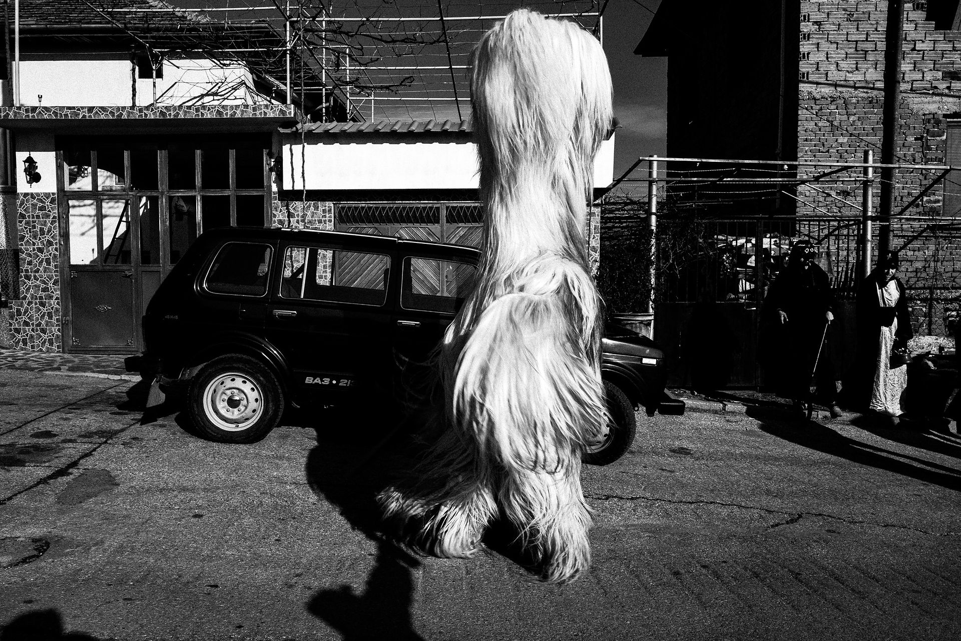The New Year's Babuger or Kukeri Festival in Simitli, Blagoevgrad, Bulgaria, by photographer George Tatakis