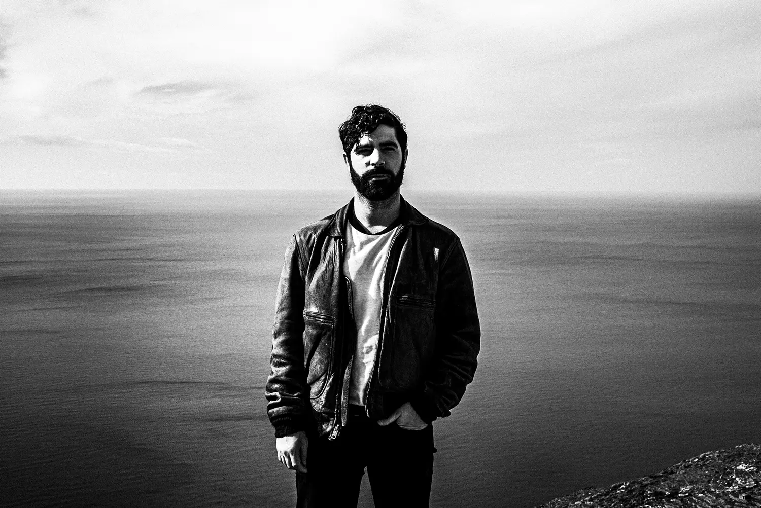 Yannis Philippakis (Foals) around Olympos in Karpathos island, Greece, by photographer George Tatakis