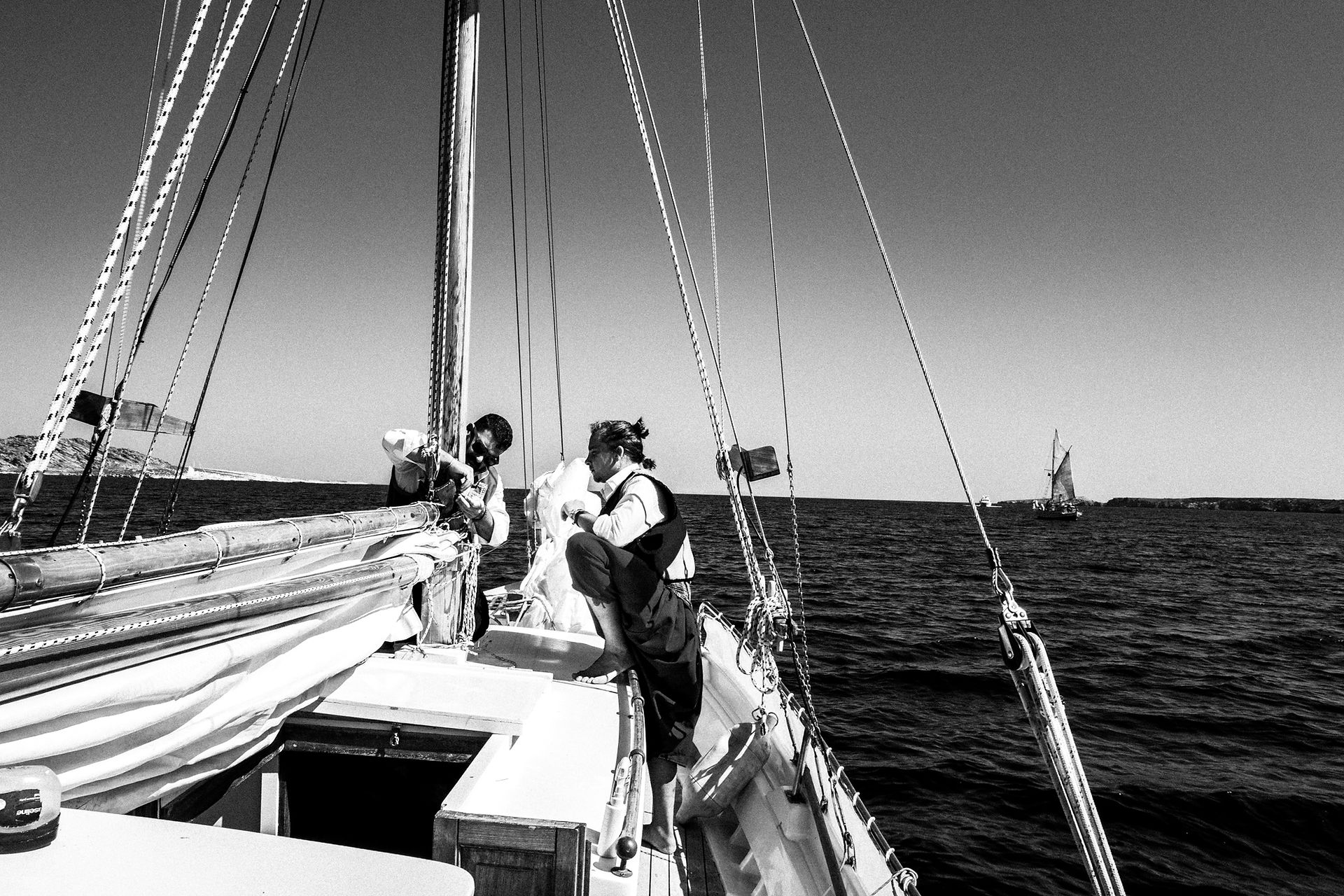 Παρός: Καπετανέικα - αγώνες με ξύλινα ιστιοπλοϊκά. Γιώργος Τατάκης