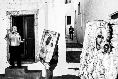 Litany of the Icons in Patmos island, by photographer George Tatakis