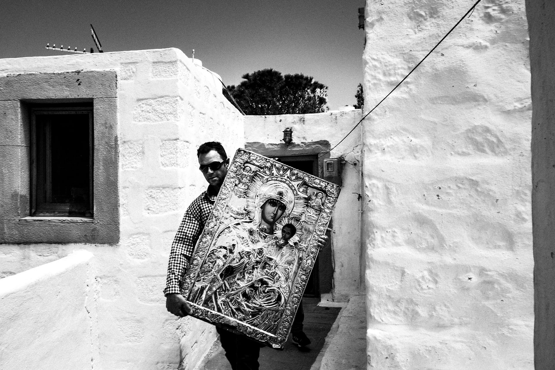 Litany of the Icons in Patmos island, by photographer George Tatakis