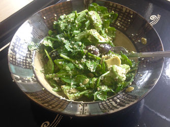 Avocado and Hemp Mediterranean Inspired Salad