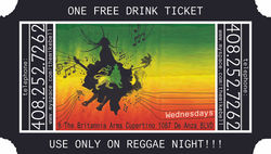Drink Tickets Reggae Night