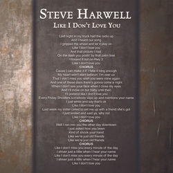 Steve Harwell CD Insert