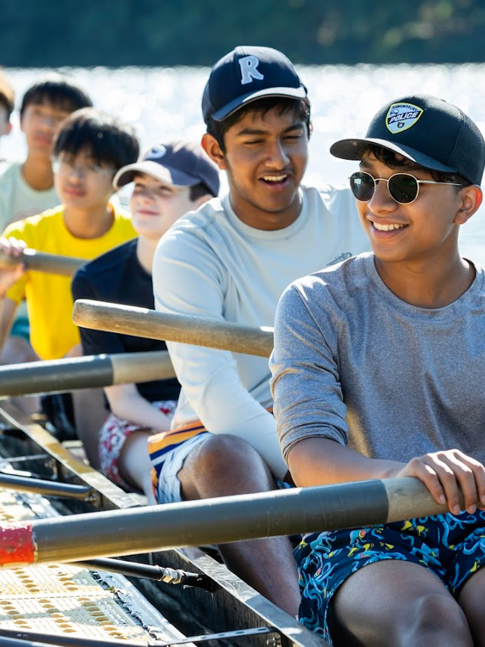 kids learn to row crew