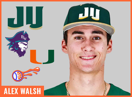 Alex Walsh Jacksonville University Baseball Pitcher