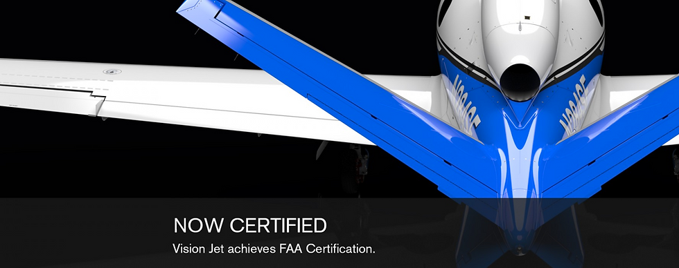 FAA Certified Vision Jet SF50