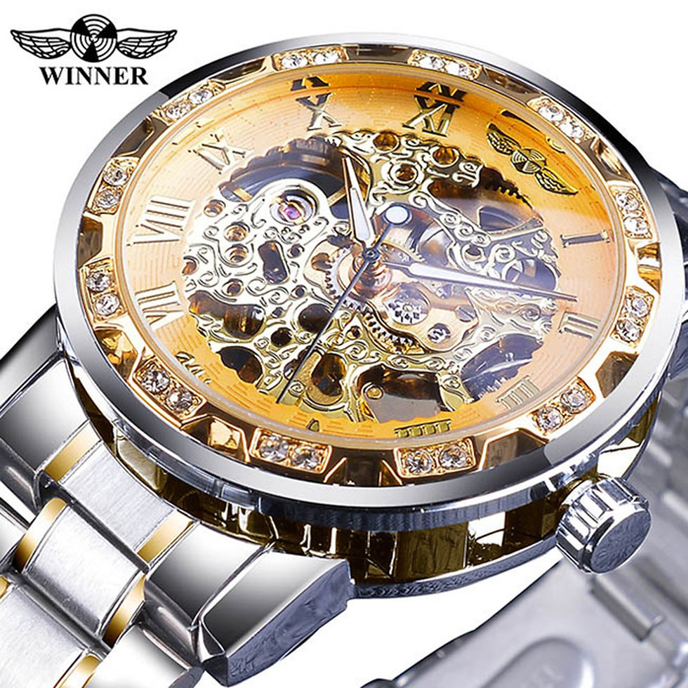 Thumbnail: Luxury Men Automatic Mechanical Fashion Wrist Watch Reloj Hombre