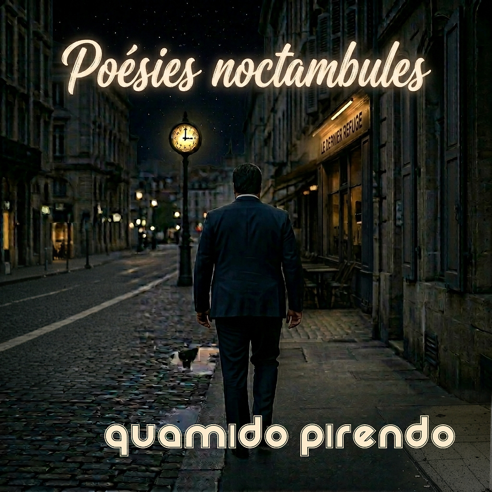 Album Poesies noctambules sortie prévue pour le 15 octobre 2026