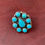 Thumbnail: Emma Lincoln, Sterling & Sleeping Beauty turquoise ring. size: 6