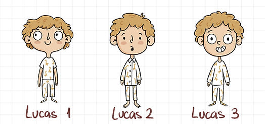 Diseño de personajes Cuéntame con calma