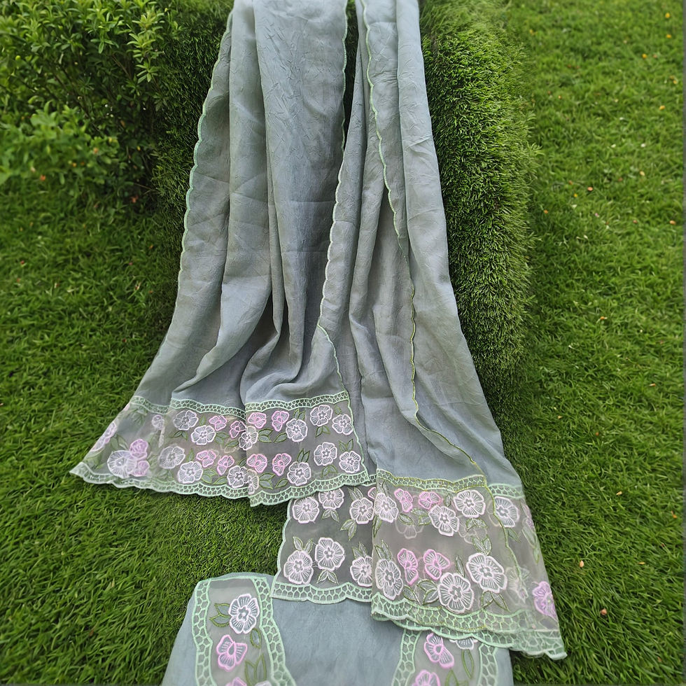 Thumbnail: This ensemble brings together grace and sophistication perfect for festive and special occasions.