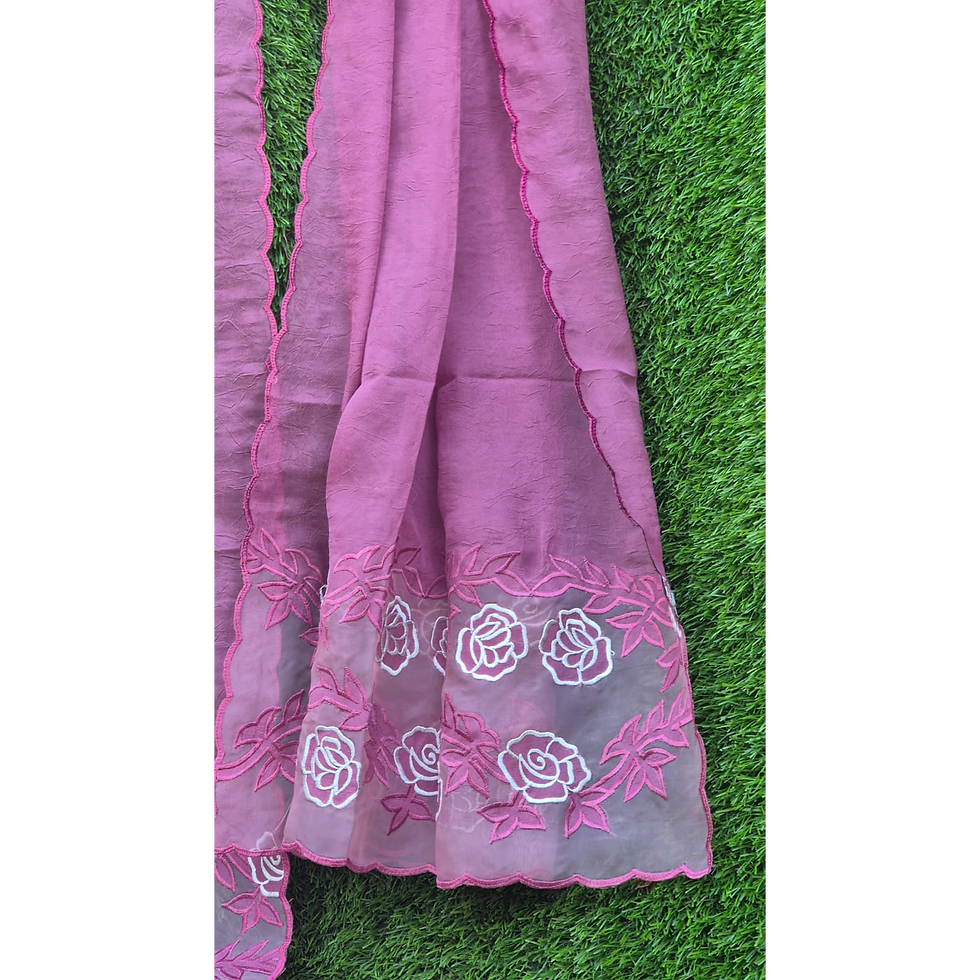 Thumbnail: This fabric set combines a modern, textured finish with the timeless grace of traditional wear.