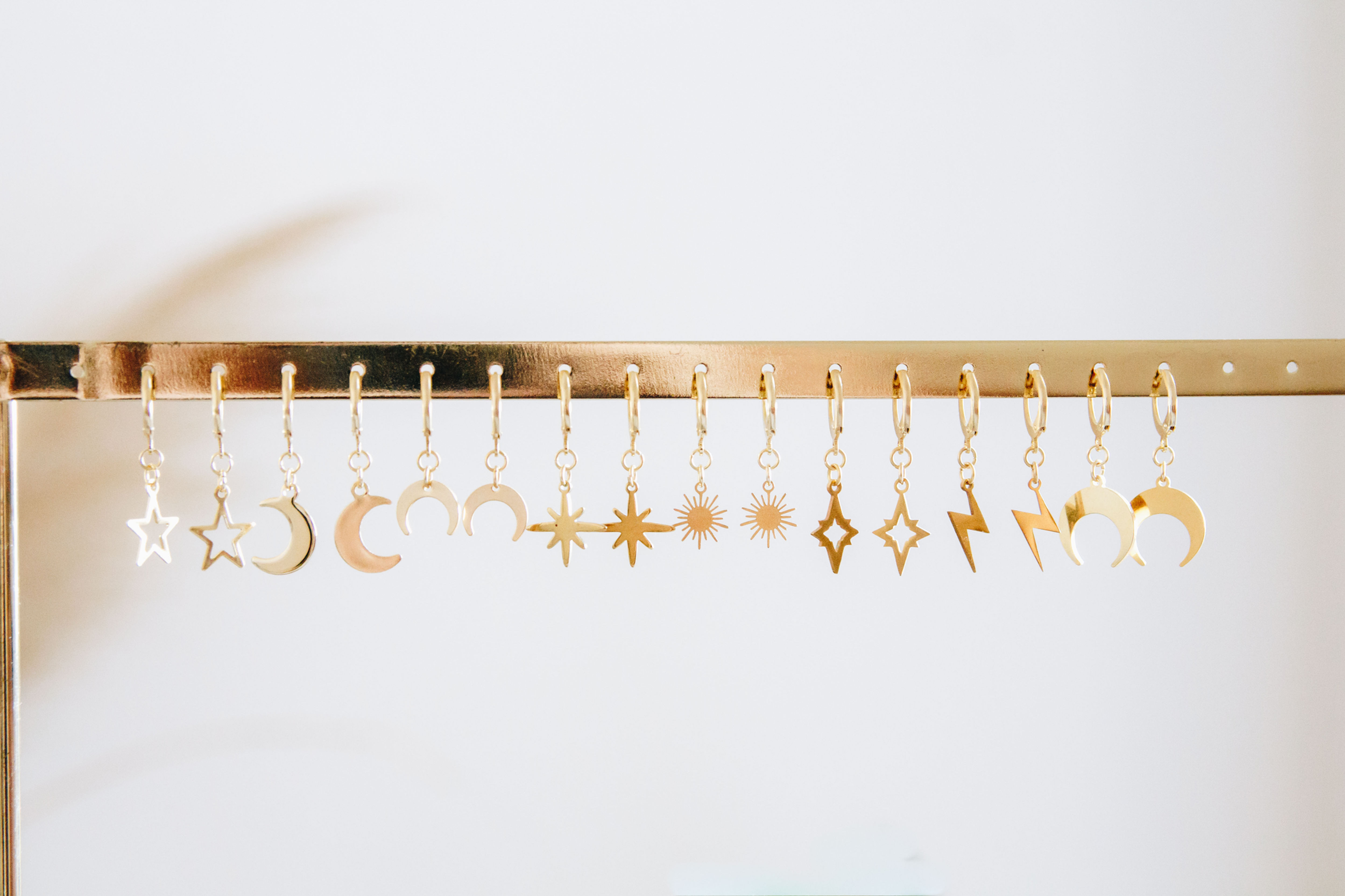 Celestial earrings (silver/gold)