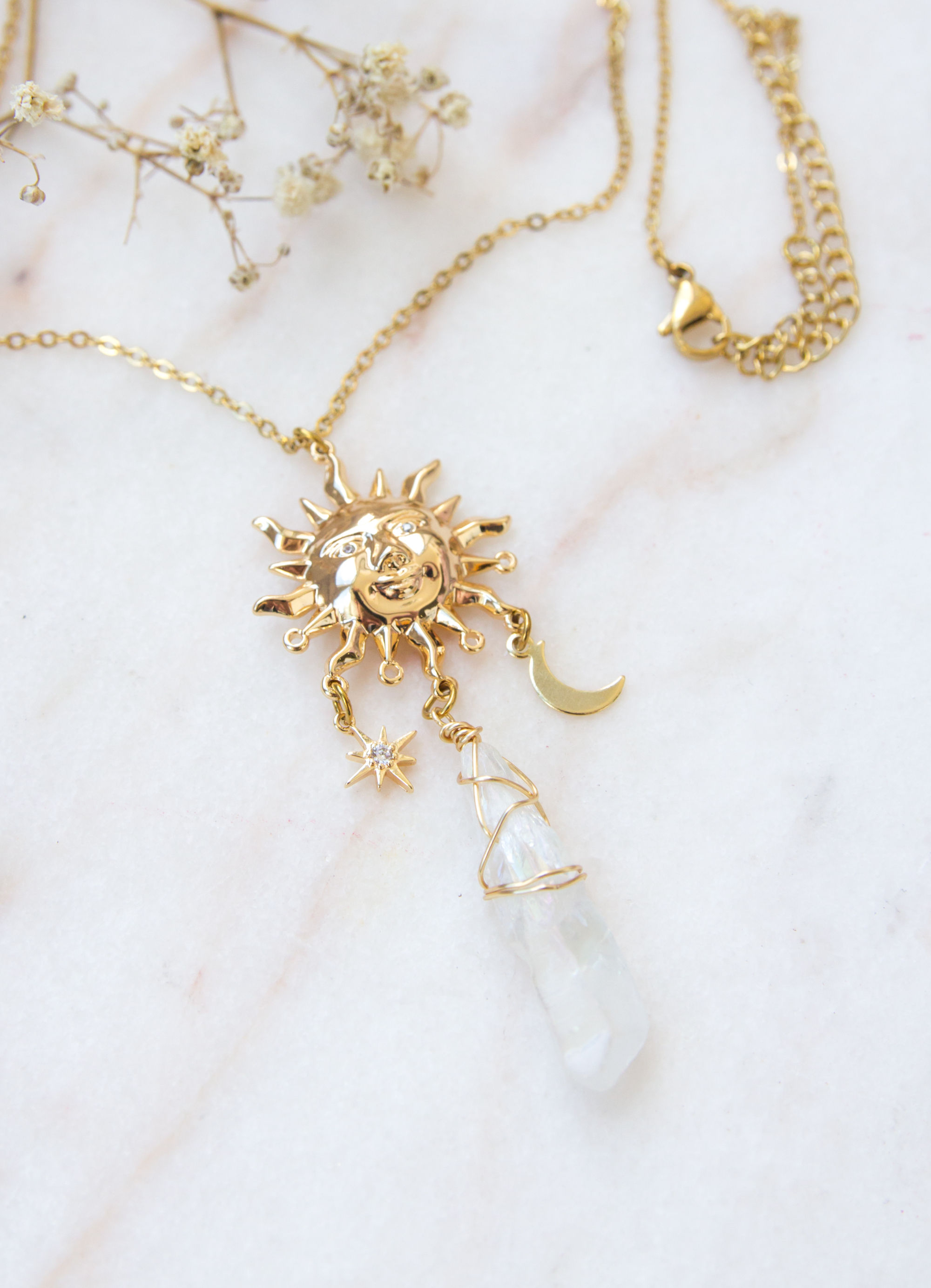 "Solar Flare" necklace