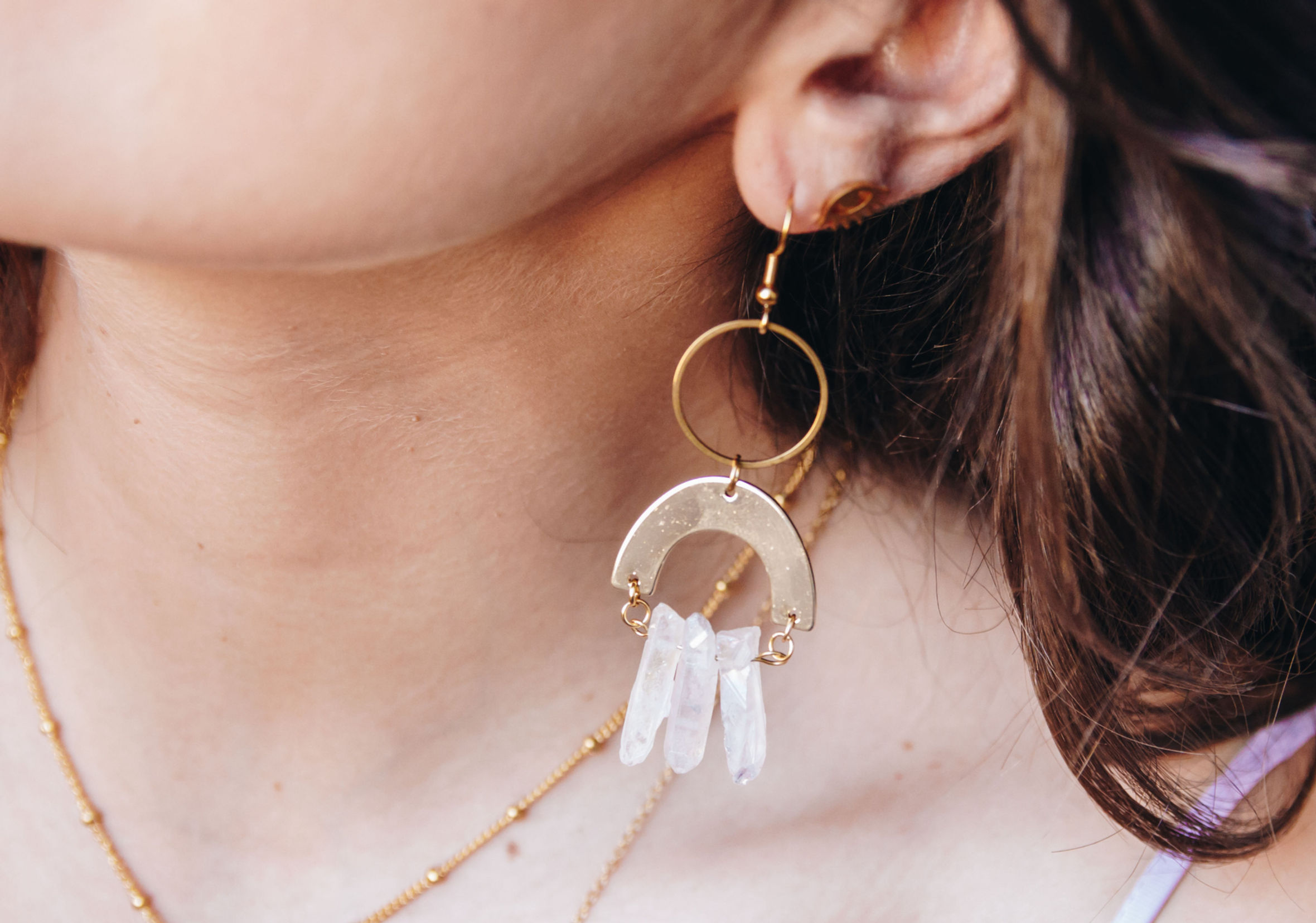 "Twin Flames" earrings