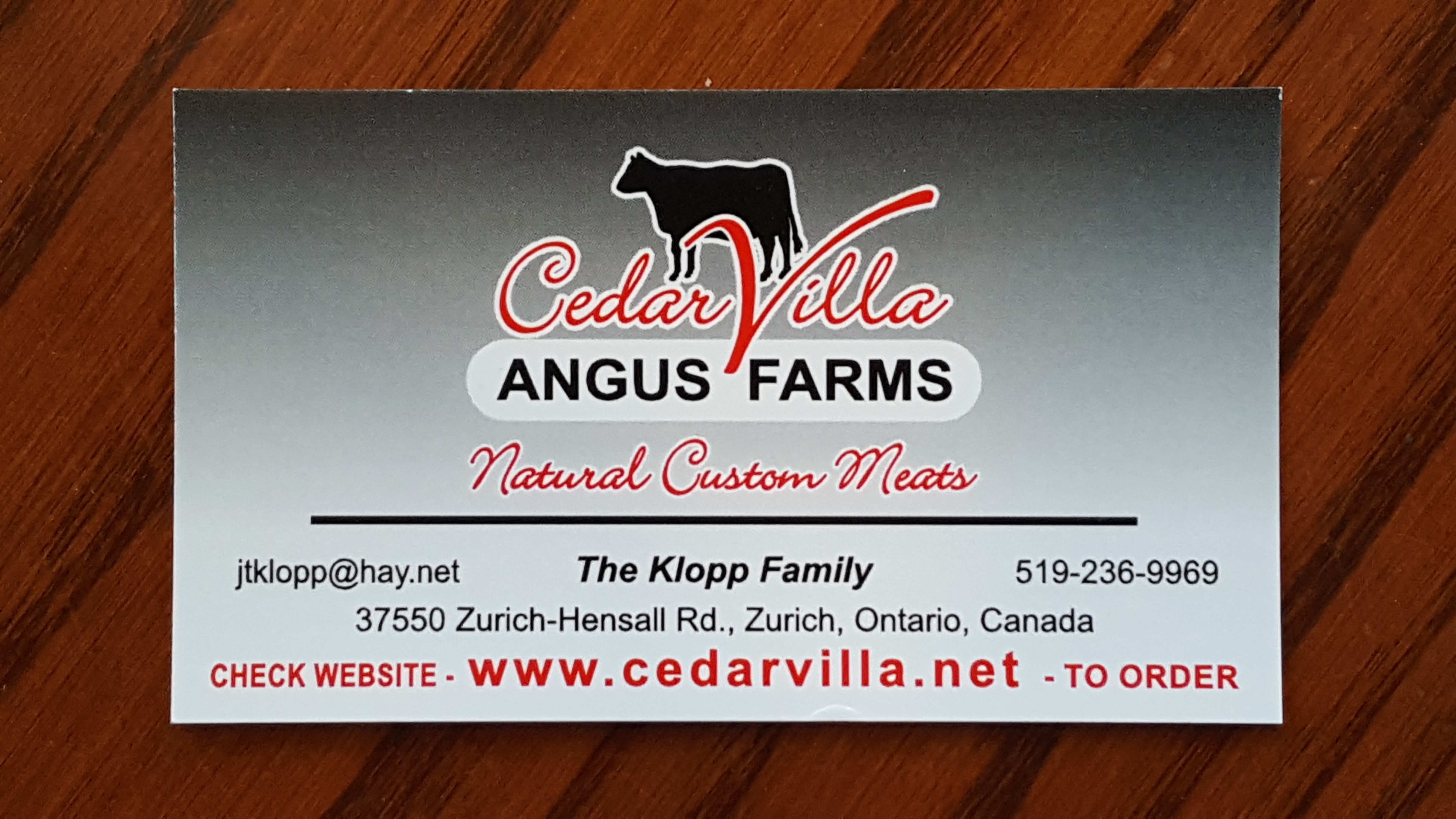 Cedar Villa Angus Farms