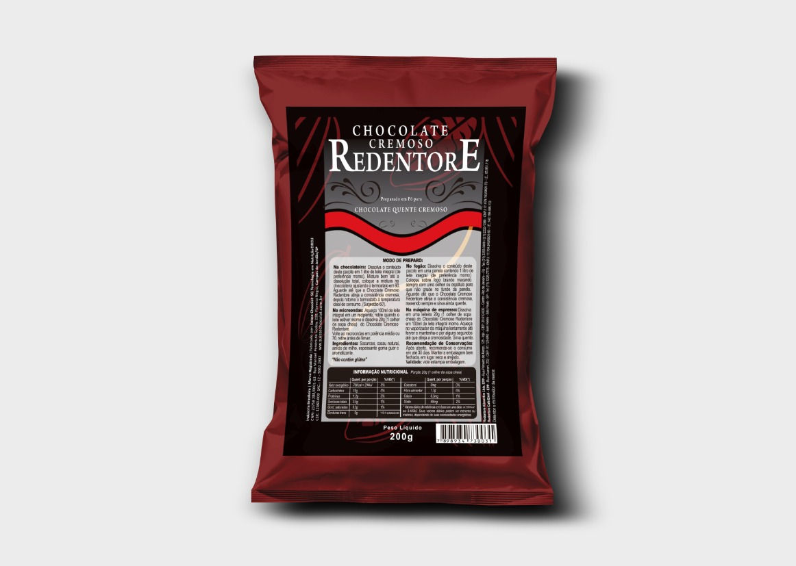 Chocolate Cremoso Redentore, 200g