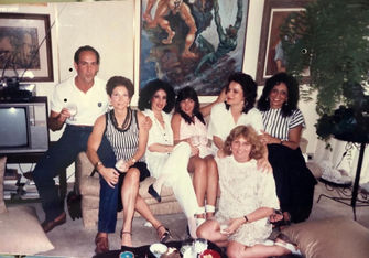 Marcos Gebara, Marilda Cápua, Márcia Gebara, Julieta …., Marfiza Reis, Glória Lotfi e Suel