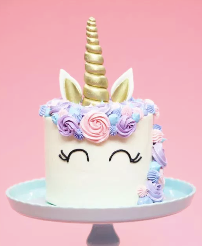 4" Unicorn Cake Decorating Class 201