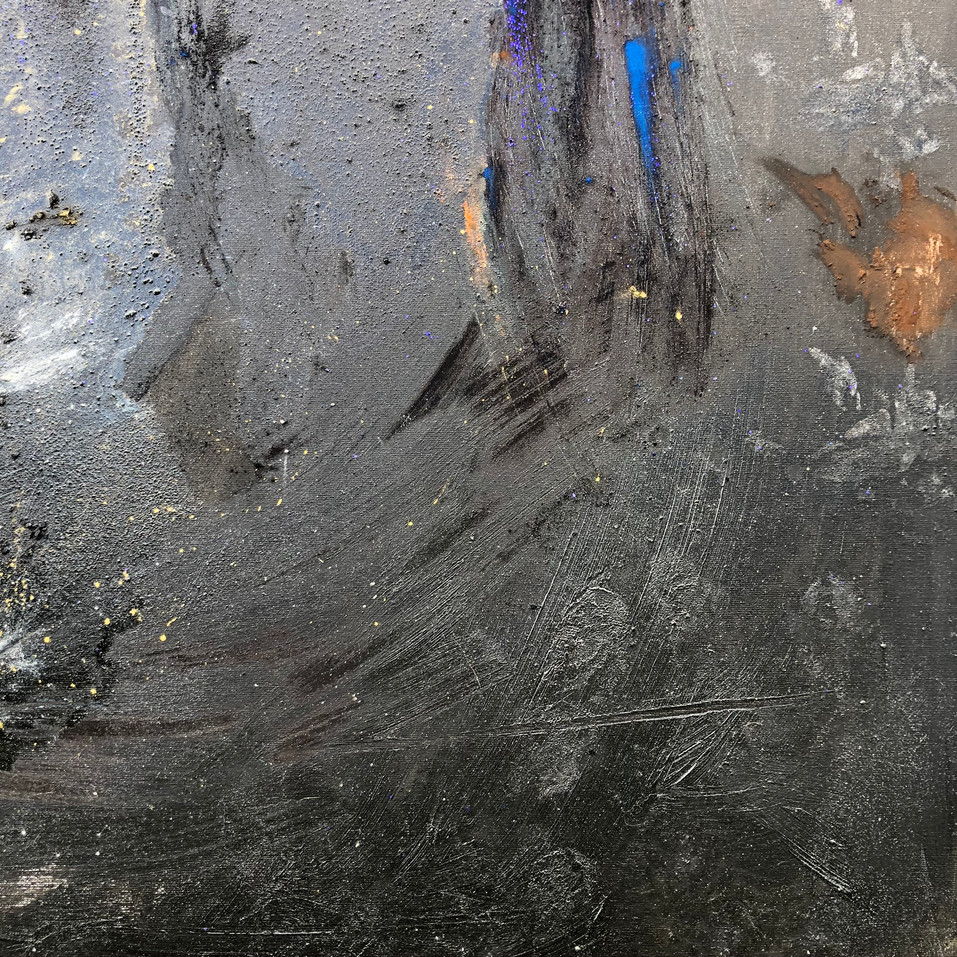 Section of the painting
Black, Emergence