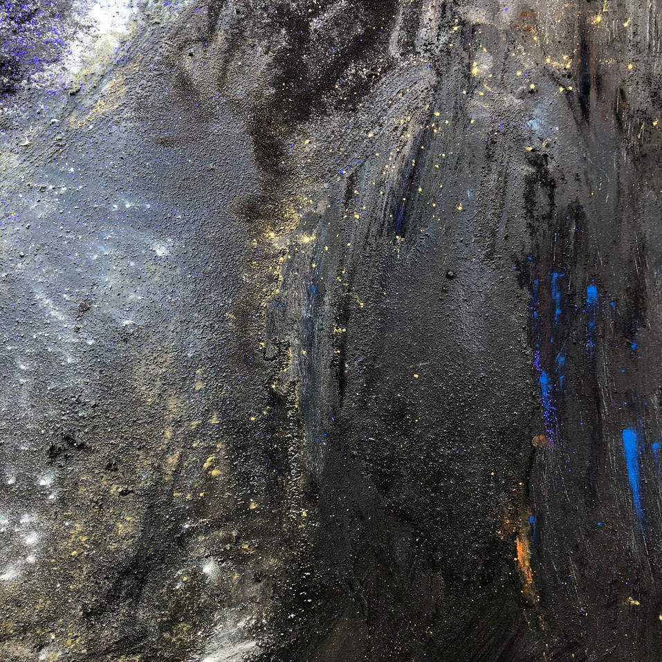 Section of the painting
Black, Emergence