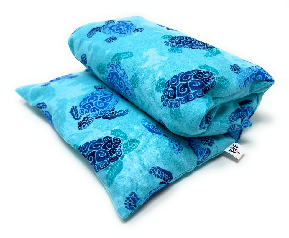 Flax Sak- Aqua Turtle