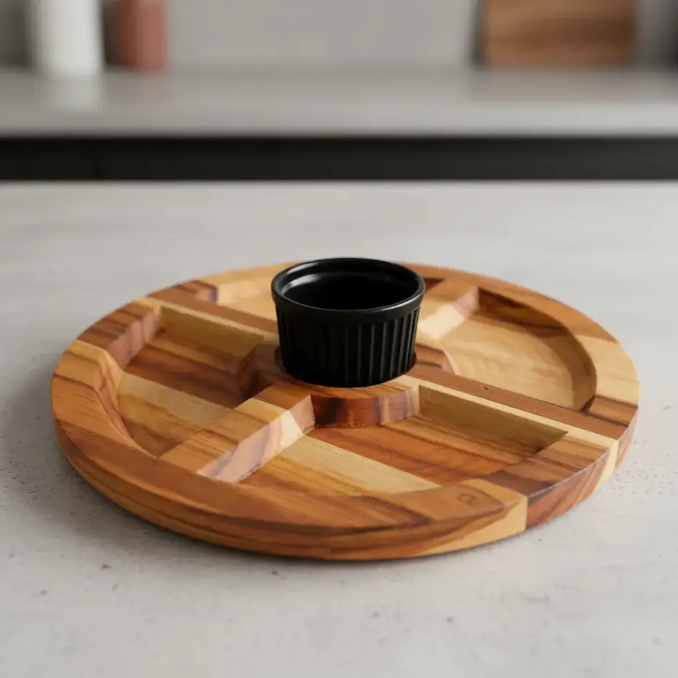 Miniatura: Petisqueira com Ramekin (preto e branco)