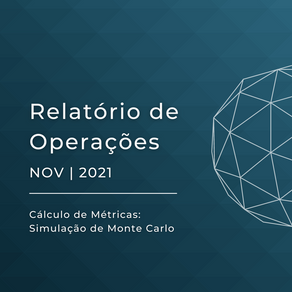 Relatório de Operações - Novembro