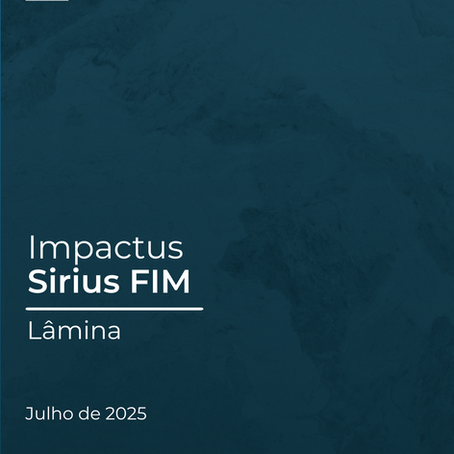 Lâmina Impactus Sirius FIM - Julho 2025