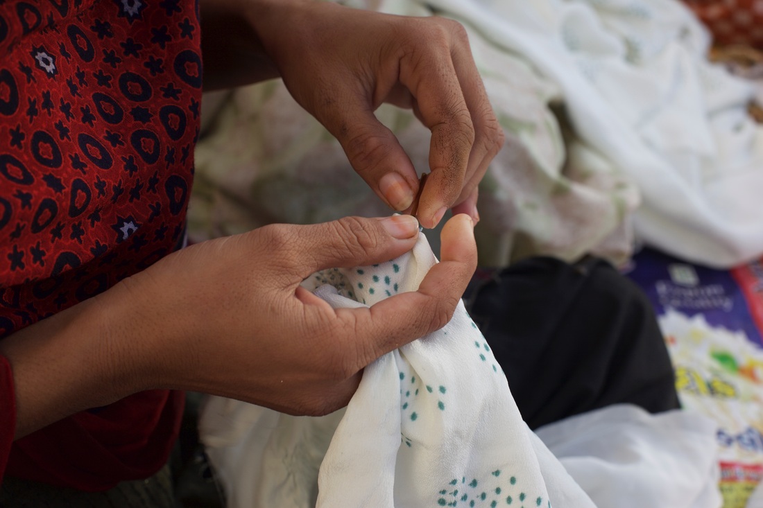 SIDR Craft bandhani workshop, Kutch, Gujarat