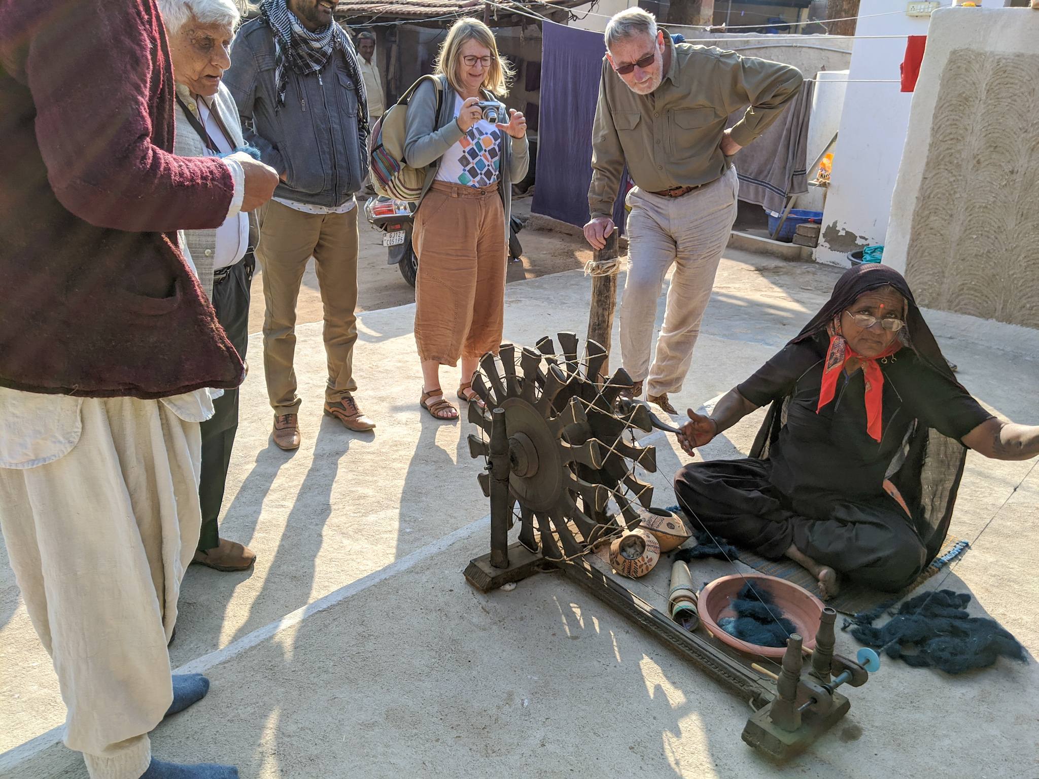 Shamjibhai weaving, Bhujodi