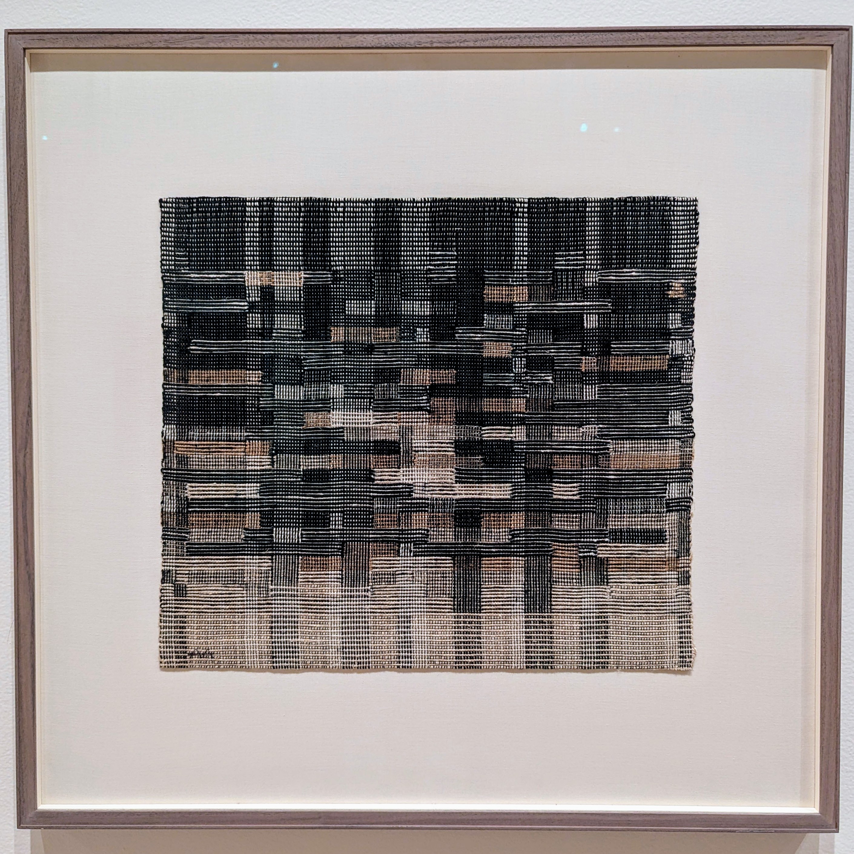 Anni Albers tapestry at Woven Histories, MoMA