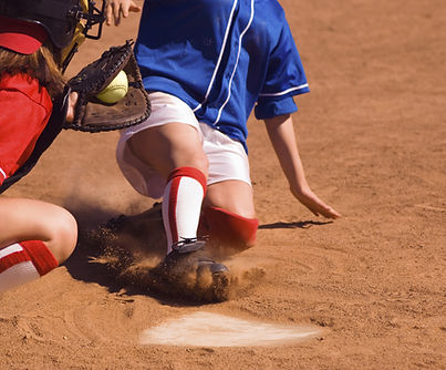 Softball Sliding Action