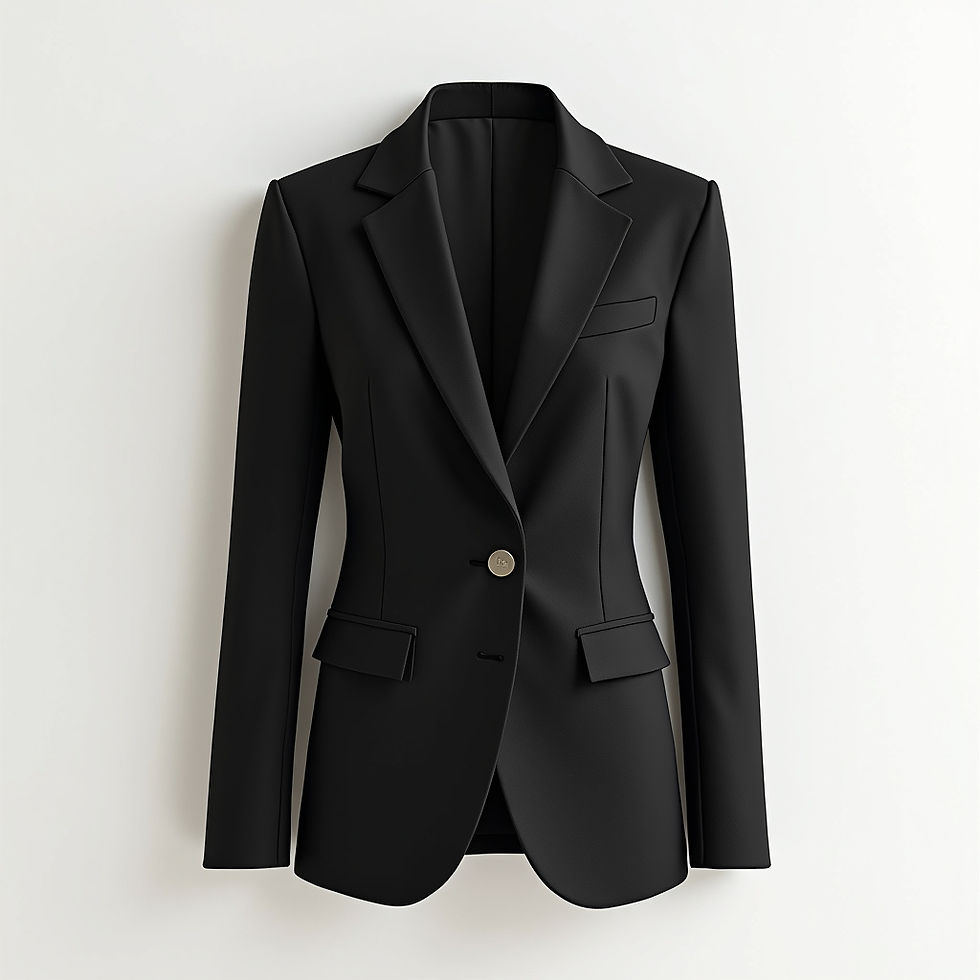 Sculptural Wool Blazer