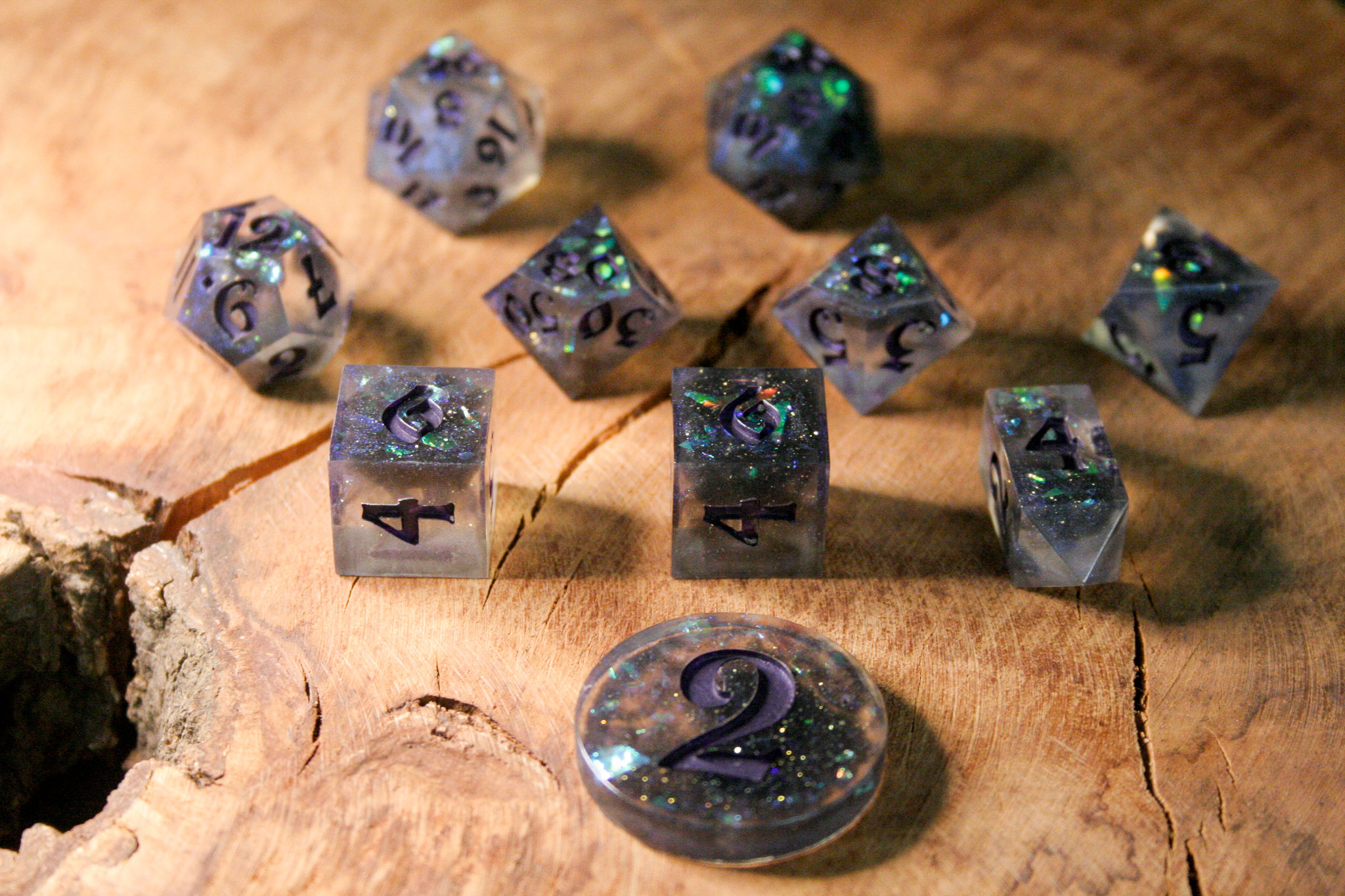 The Dark Magic dice set (8 pcs)