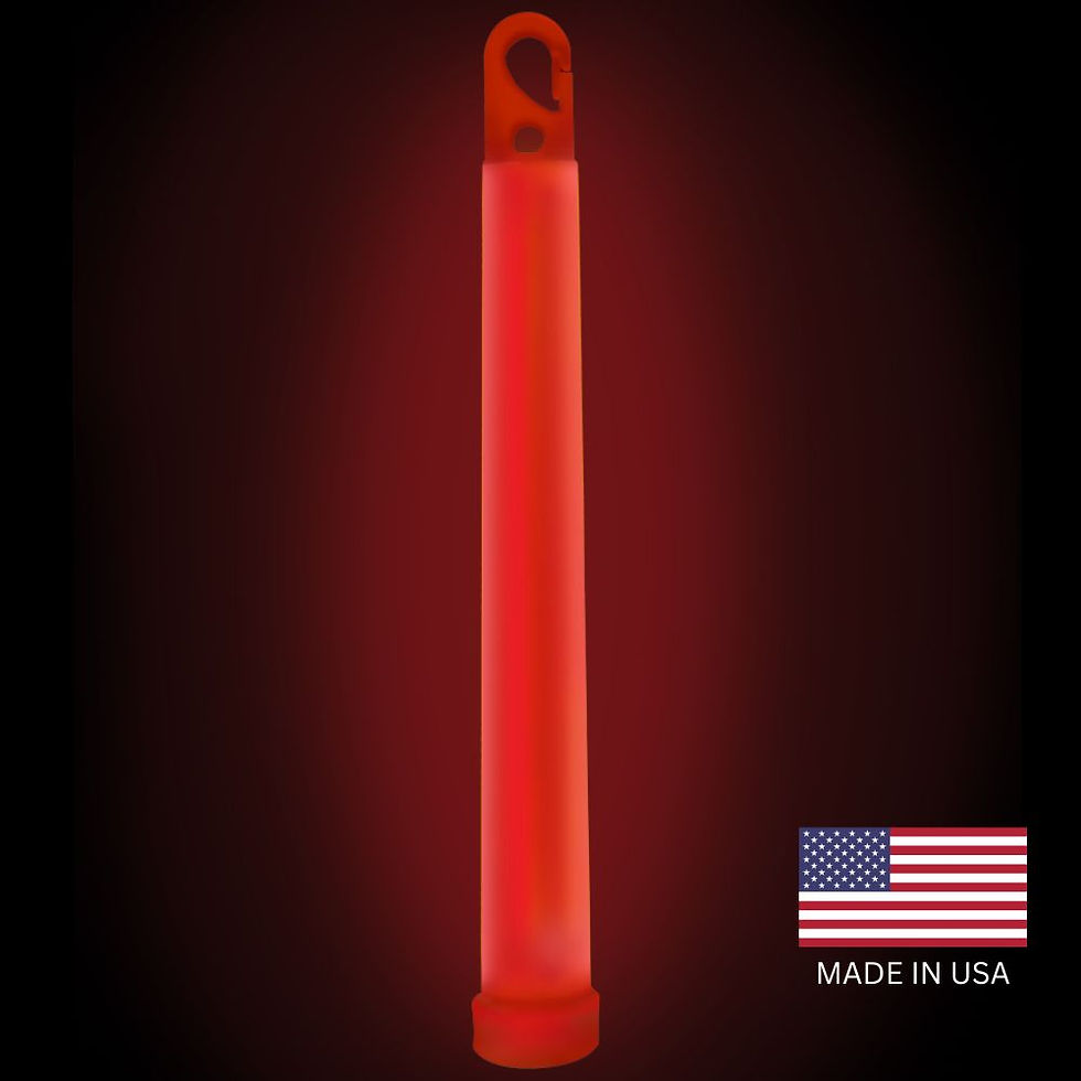 Thumbnail: Chemlight Military Grade Tactical Light Sticks, Red 12 hour glow sticks