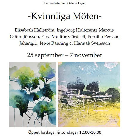 Utställning Kvinnliga Möten på Brösarps Konsthall