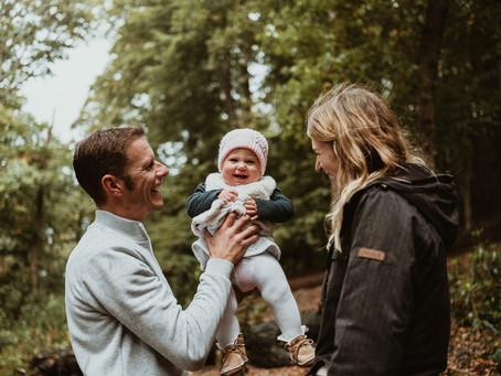 Cosy Autumn Family shoots in the woods
