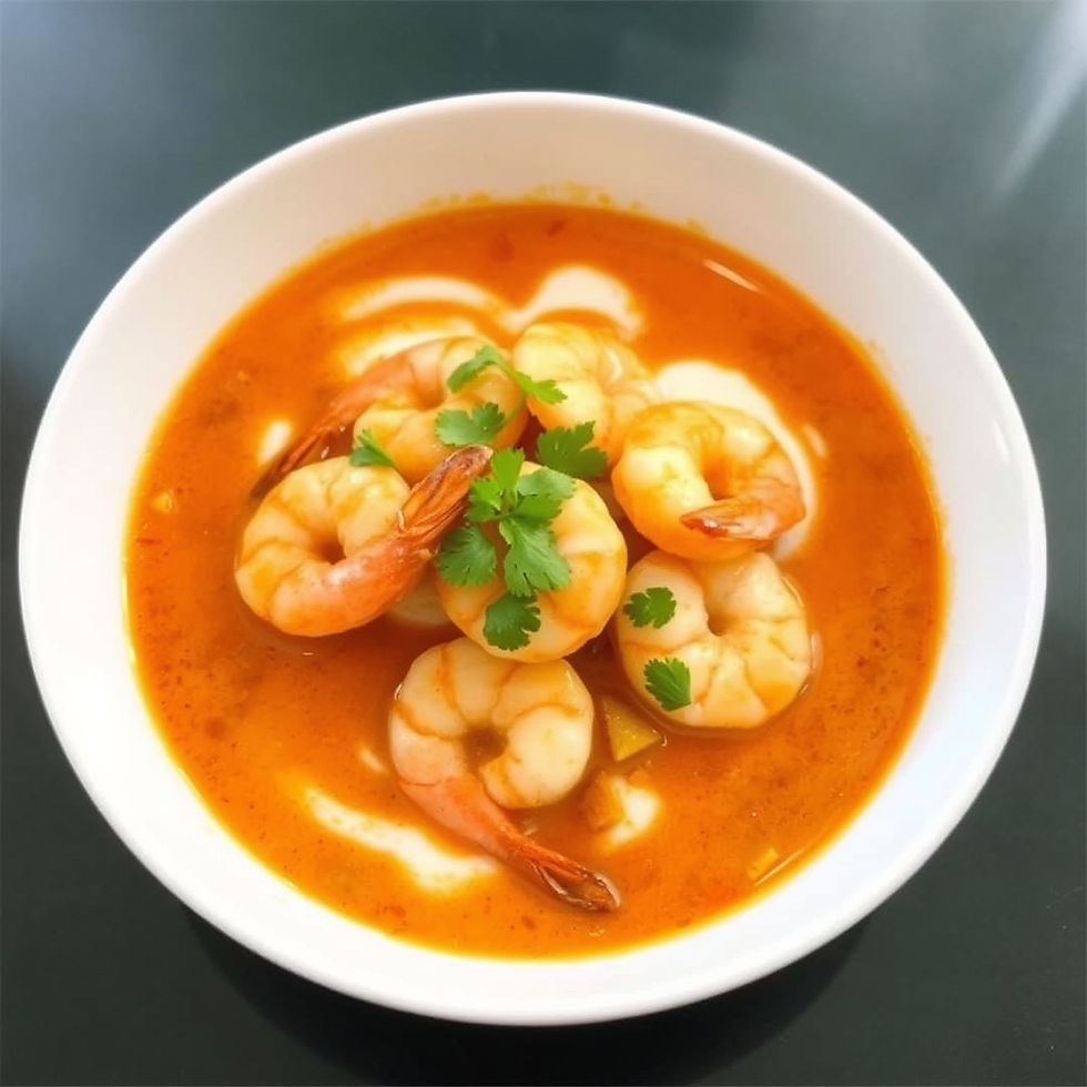 Postpartum Shrimp Red Curry with Coconut Milk (Easy Freezer Meal Prep)
