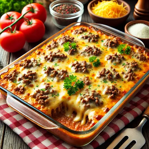 Cheeseburger Casserole