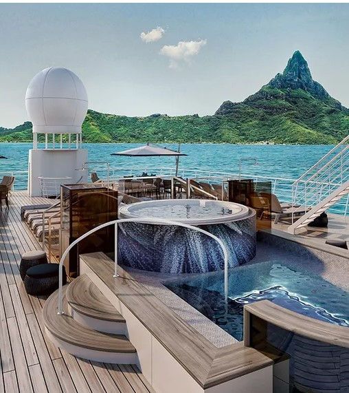 Windstar's rendition of their new deck and pool area