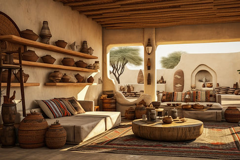 "Mediterranean patio with tiled floor, pergola overhead, and hanging bougainvillea."