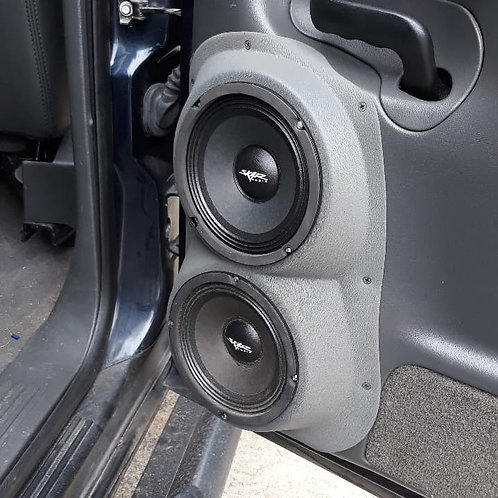 dual 6.5 speaker pods tahoe suburban silverado rear door stereo upgrade