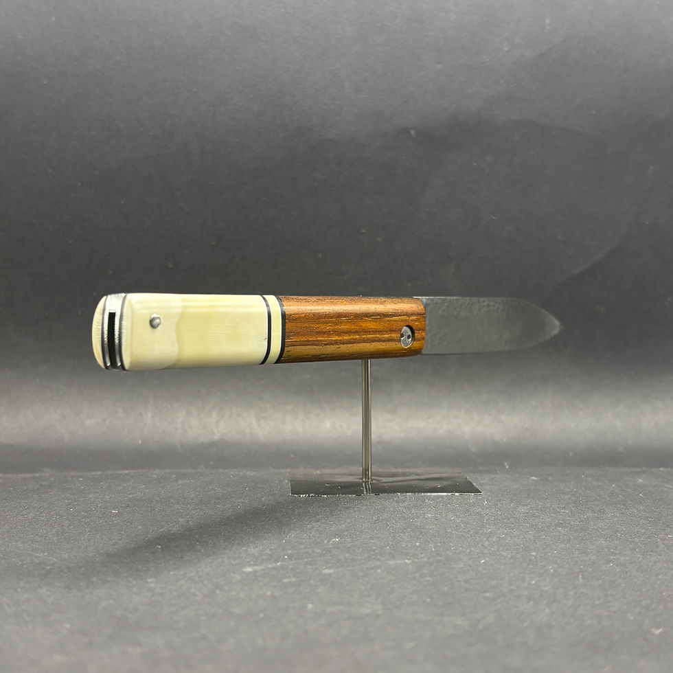 Thumbnail: OLONNOIS Cocobolo et Phacochère Cristal Steel