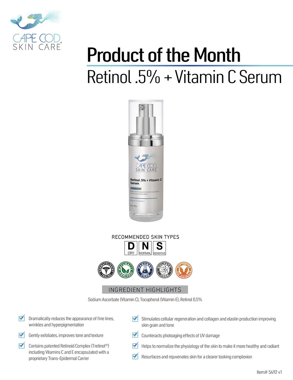 Thumbnail: Retinol .5% + Vitamin C Serum