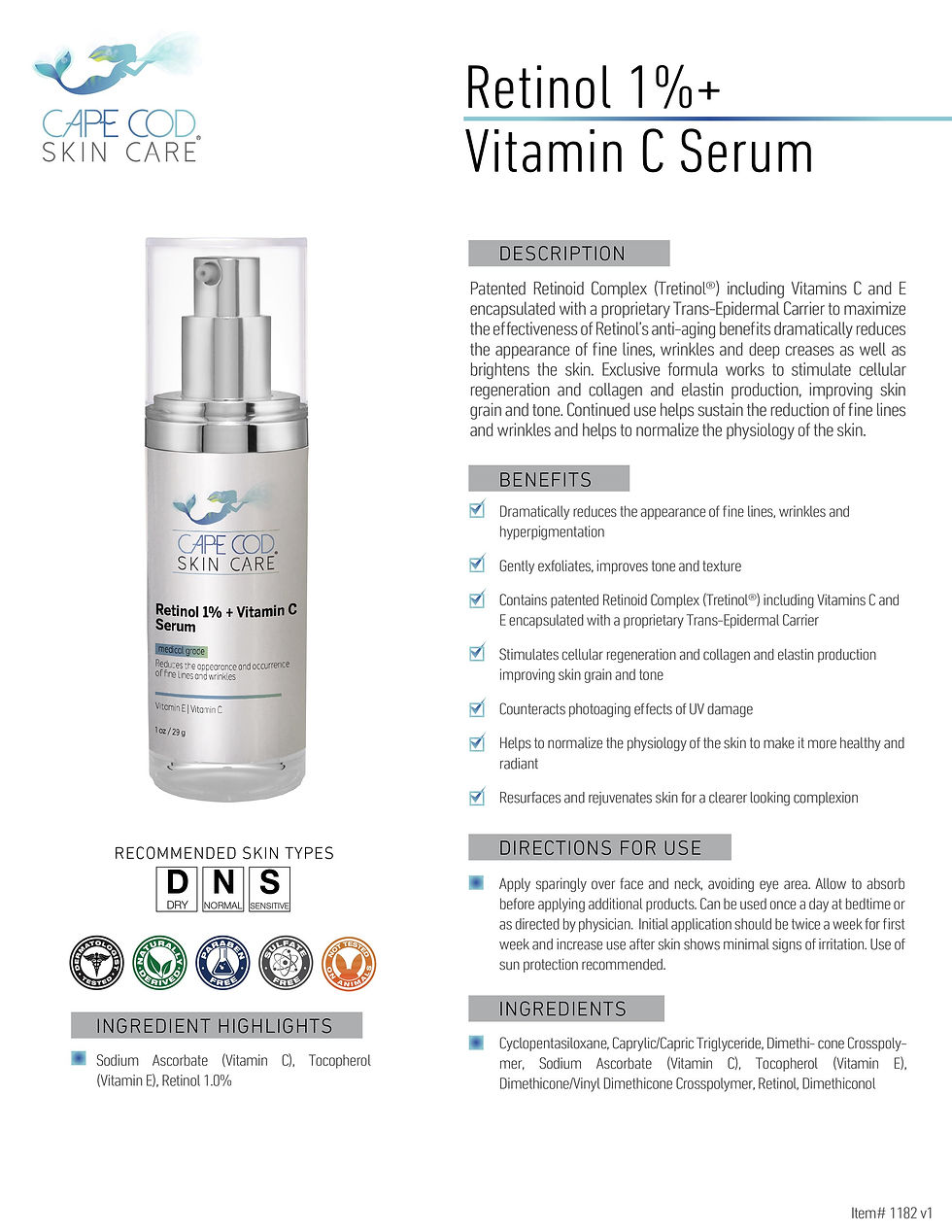Thumbnail: Retinol 1% + Vitamin C Serum