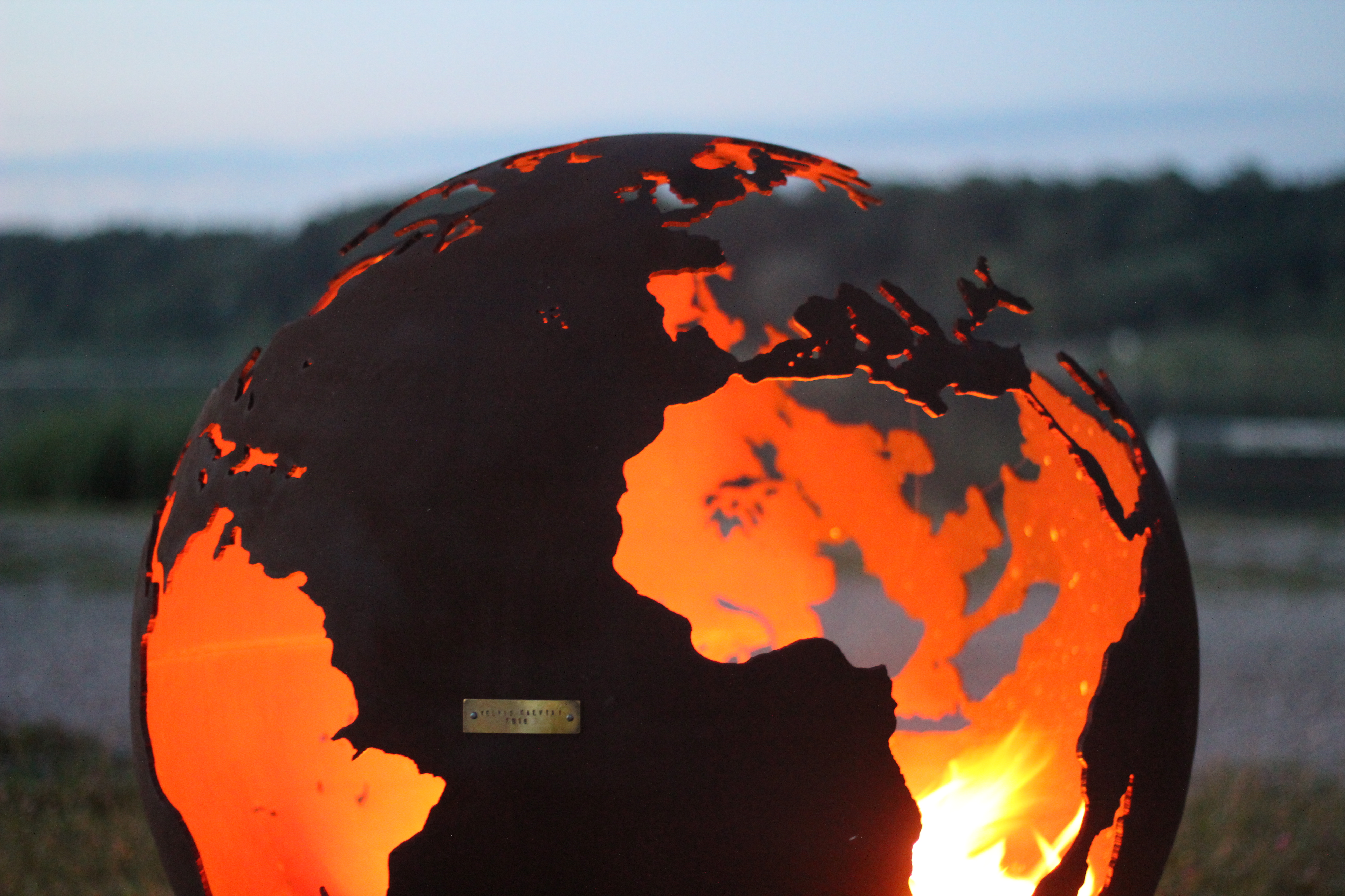 Unique Sphere Fire Pit Gallery